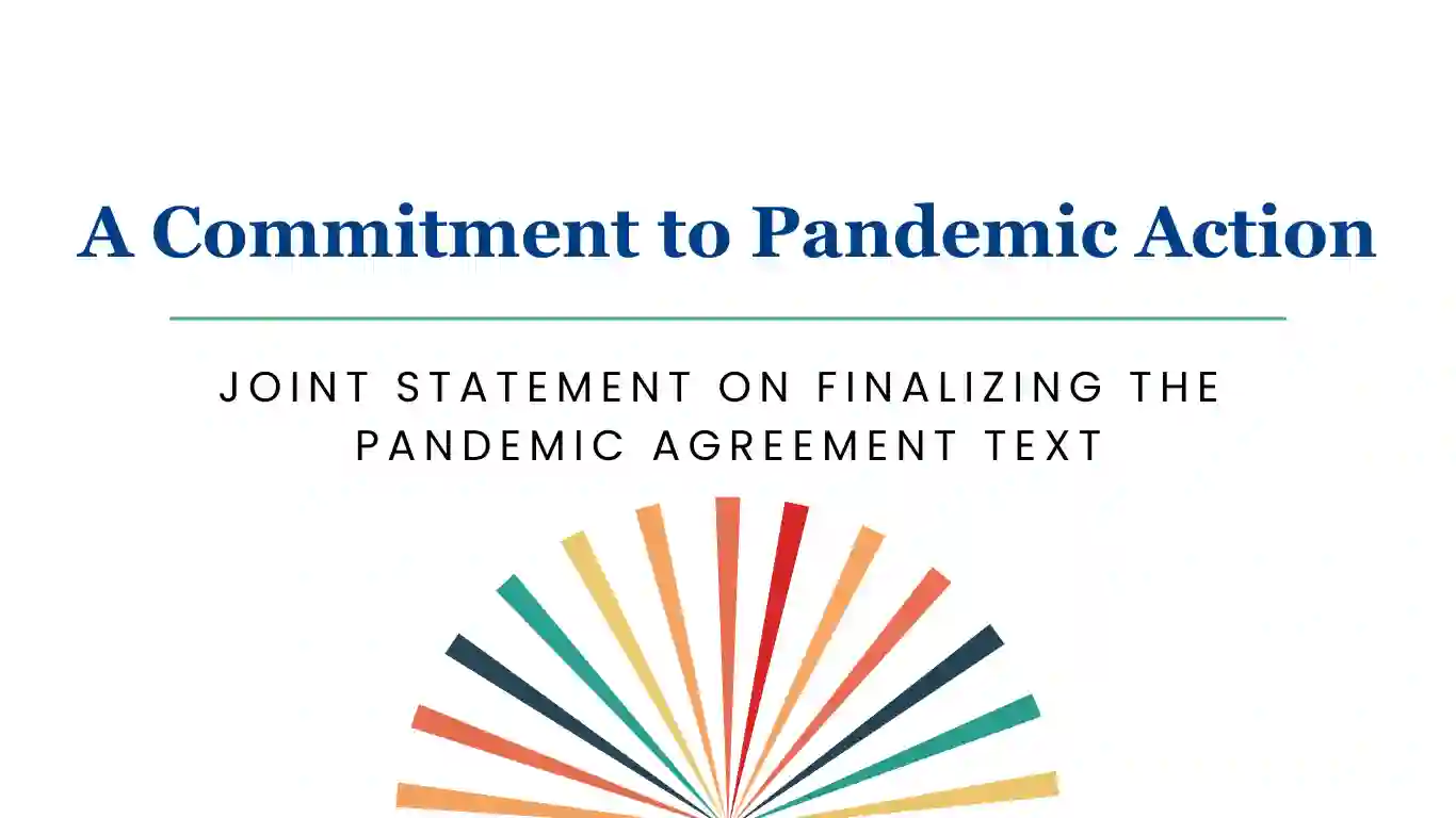 A Commitment to Pandemic Action — Joint Statement on Finalizing the Pandemic Agreement Text