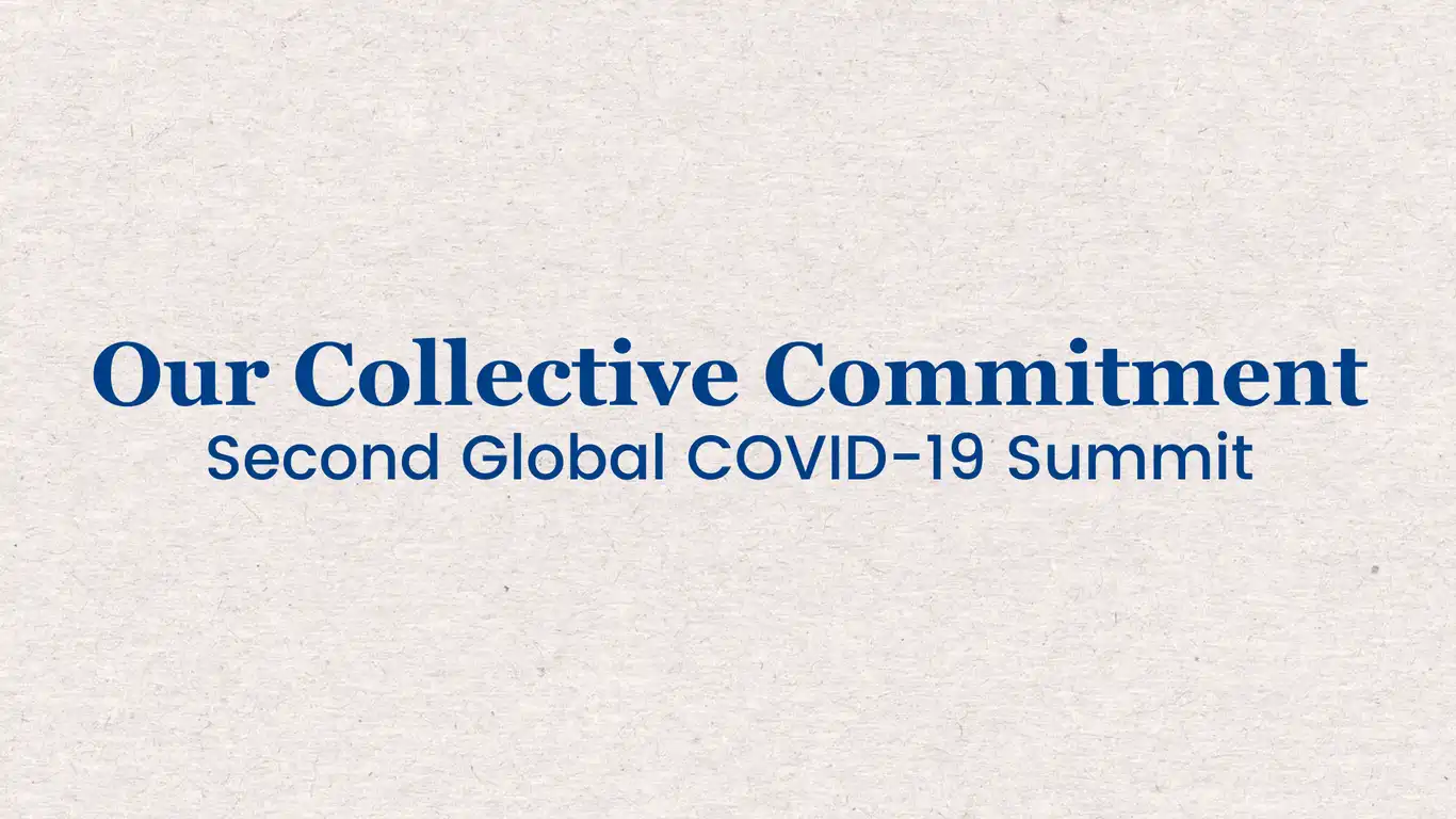 May 10 TW Our Collective Commitment Second Global COVID 19 Summit