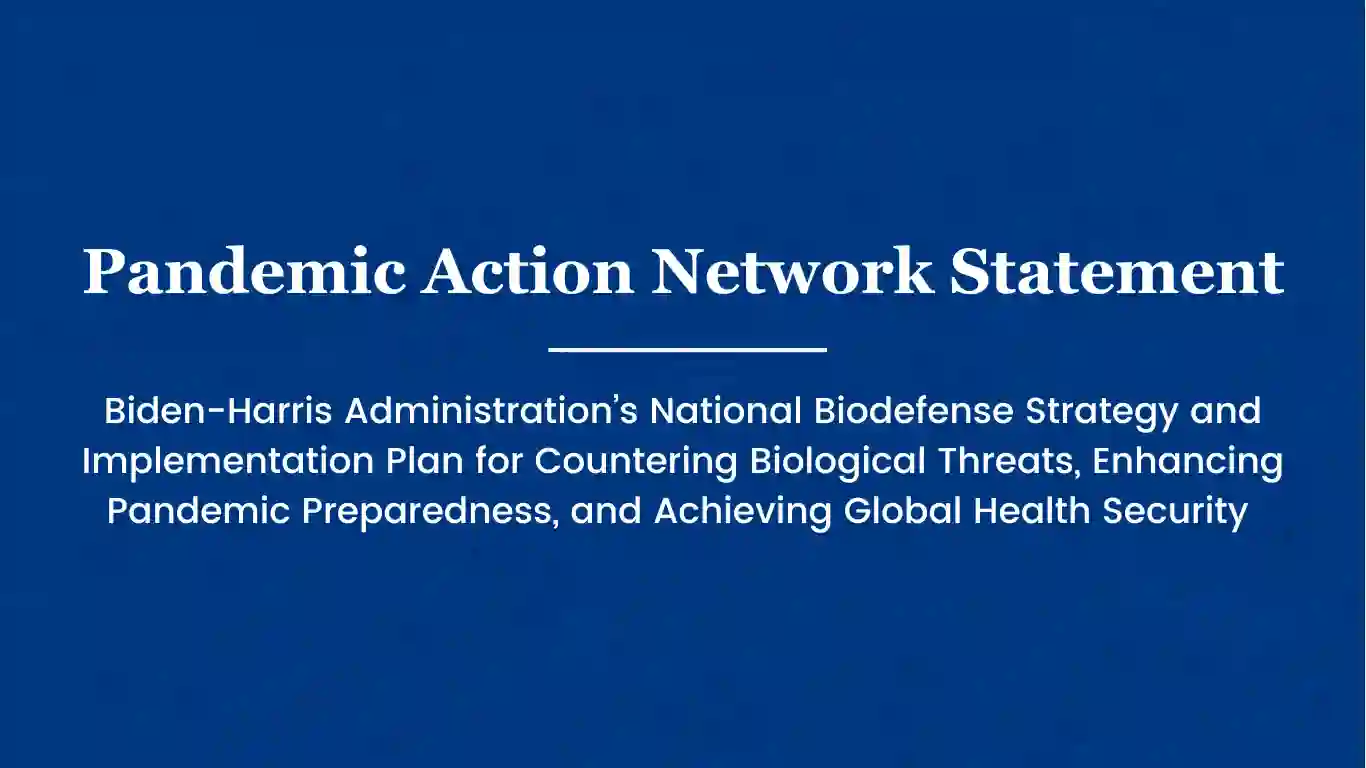 Pandemic Action Network Statement 1